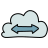 doodle style remote working icon
