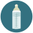 infographic style babyflasche icon