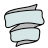 doodle style beautiful wedding ribbon icon