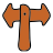 doodle style signpost icon