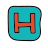 doodle style hospital sign icon