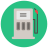 infographic style gas station icon