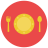 infographic style geschirr icon