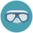 infographic style 텔레비전 icon