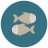 infographic style fischfutter icon