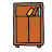 doodle style wardrobe icon