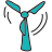 doodle style windrad icon