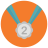 Medal Second Place icon