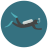 infographic style scuba diving icon