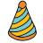 doodle style celebration icon