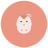 infographic style hamster icon