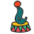 doodle style seal circus icon