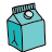 doodle style 테트라 팩 icon