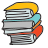 doodle style books icon