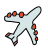 doodle style airport icon
