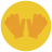 infographic style 정원 장갑 icon