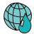 doodle style water resources of the earth icon