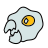 doodle style egg white icon