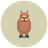 infographic style llama icon