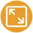 infographic style enlarge icon