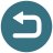 infographic style undo icon
