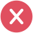 infographic style stornieren icon