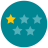infographic style one of five icon