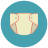 infographic style nappy icon