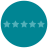 infographic style none of five stars icon