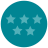infographic style none of five icon