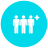 infographic style 사용자 그룹 남자 추가 icon
