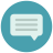 infographic style 말풍선 icon