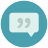 infographic style zitat icon