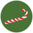 infographic style 사탕 지팡이 icon