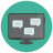infographic style computer chat icon