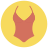 infographic style 비키니 icon
