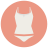 infographic style women underwear icon