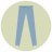 infographic style jeans icon