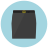 infographic style pencil skirt icon