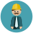 infographic style 토목공학 icon