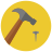 infographic style 망치 icon