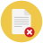 infographic style datei löschen icon