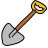doodle style spaten icon