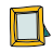 doodle style photo frame icon