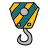doodle style brückenkran icon