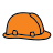doodle style safety helmet icon