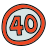 doodle style maximum speed icon