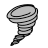 doodle style tornado icon