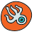 doodle style social octopus icon