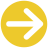 infographic style wide right arrow icon